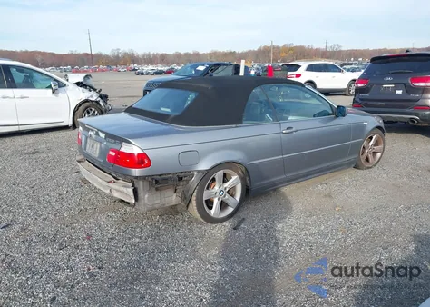 2004 BMW 325Ci z USA, uszkodzony, nr VIN WBABW33434PL27171